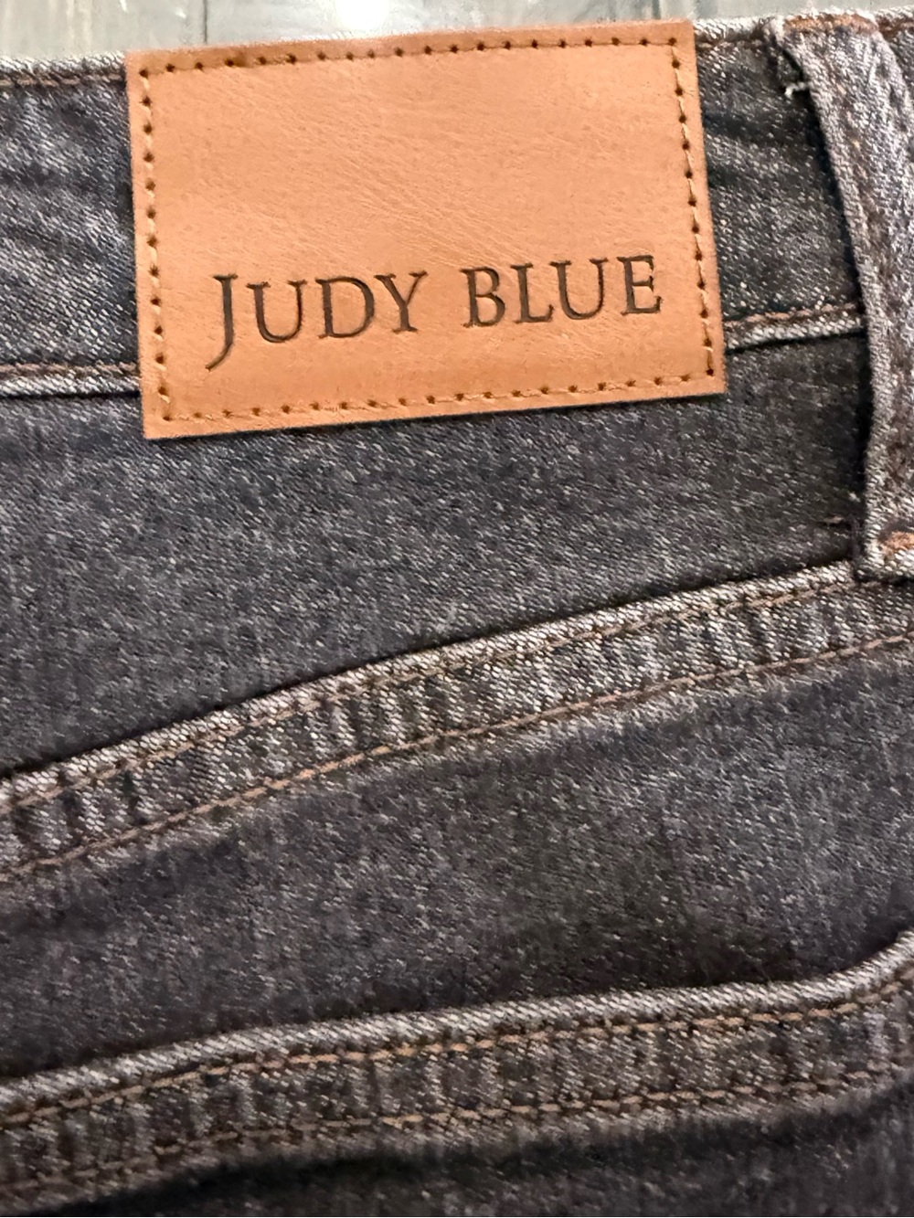 Judy Blue Striped Light Gray Denim Jeans